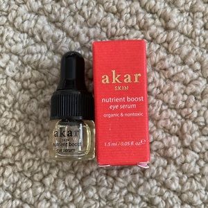 Akar Skin Nutrient Boost Eye Serum Organic Nontoxic Mini Size 0.05 fl oz NIB